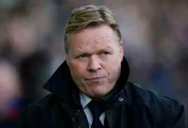 Everton Boss Ronald Koeman Very Disappointed With New Signing Wayne Rooney (See Why)